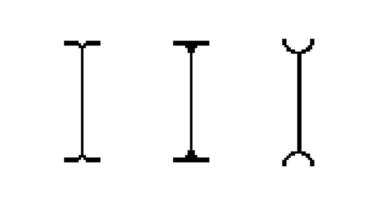 Linear icon for text editing and formatting. vector