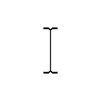 Pointer icon for text editing and navigation tasks. vector