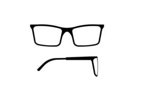 Classic black glasses with bold design for style and function in everyday use vector