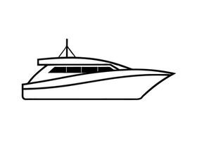 Elegant catamaran design featuring smooth balanced lines and a refined nautical aesthetic for yachts vector