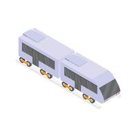 Get this amazing icon of train in modern style, ready to use vector