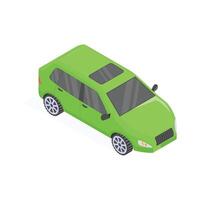 Grab this amazing isometric icon of suv car in modern style, vector