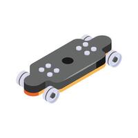 Get this creative icon of skateboard in modern style, ready to use vector