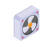 Have a look at this amazing icon of cooling fan in modern style vector