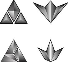 Diamond, Triangle Icon vector