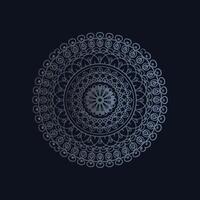 A circular design with a white background vector