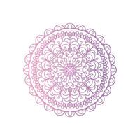 A purple and pink circular design on a white background vector