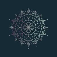 A flower design on a dark background vector