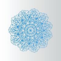 A blue circular pattern on a white background vector