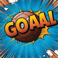 Design abstract Gool soccer ball. vector