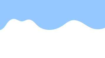 Minimalist Wavy Abstract Design with White and Light Blue Color Scheme for Background or Header Graphics vector