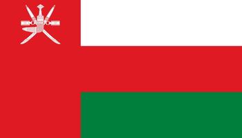 Flag of Oman vector