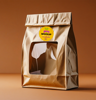 Shopping bag crafted for refined packaging, a durable paper bag or packet package mock up design psd