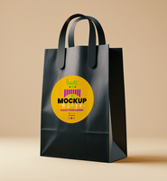 Functional shopping bag for versatile packaging needs, durable as a multipurpose paper bag or packet package. psd