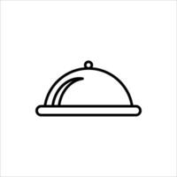 platter simple icon vector