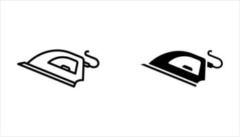 iron simple icon set vector