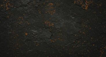 Black and orange grunge texture background photo