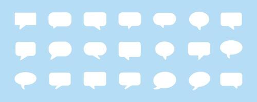 Speech bubble, speech, chat bubble line art icon for apps and websites. Message comments chat box illustration 10 EPS . vector