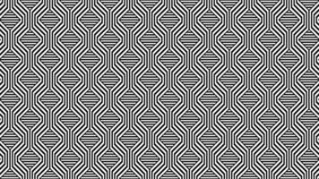 Black and White Geometric Optical Illusion Pattern vector