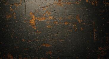 A black and orange grunge texture background photo