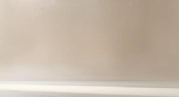 A clean and calming aesthetic background with soft beige tones. photo