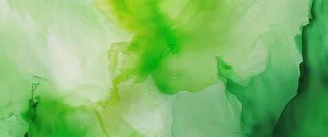 Abstract Green Watercolor Texture Background photo