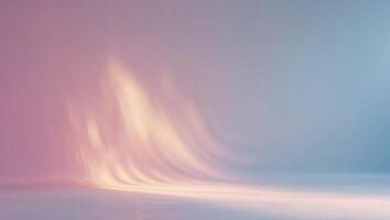 abstract background of pink and blue gradient and light on the wall. photo