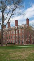 A large building with many windows photo
