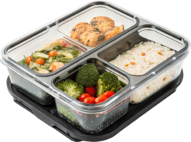 A Multi Compartment Meal Prep Container for Nutritious and Organized Lunches png