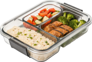 A Multi Meal Prep Container with Balanced Nutrition for Healthy Eating on the Go png