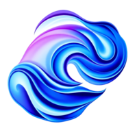 blue and purple swirls on a transparent background png