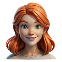 beautiful rustic beautiful abstract Portrait of a young woman with flowing auburn hair, freckles, and a mischievous smile, soft golden hour lighting, Impressionist style, reminiscent of Renoir,... png