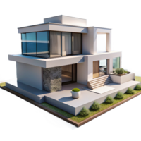 extraordinary modern magnificent classic A modern villa overlooking the ocean, clean lines and minimalist design, bright sunlight, architectural visualization, high resolution 4K png
