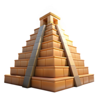 extraordinary creative serene contemporary A towering ziggurat reaching towards the sky, Mesopotamian style, bright sunlight, historical, digital painting, genuine high resolution png