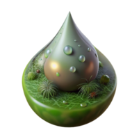 vibrant creative wonderful traditional A close-up of a single dewdrop on a spiderweb, reflecting a miniature forest scene, with soft, diffused morning light, in a hyperrealistic style authentic... png