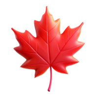 wonderful vintage elegant minimalist A single, perfect red maple leaf falling against a clear, blue sky, illuminated by crisp, autumnal sunlight, in a minimalist, graphic design style high... png