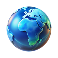 magnificent contemporary elegant abstract A holographic projection of planet Earth, rotating slowly, intricate details of continents and oceans visible, lit by a cool, ethereal blue light premium... png