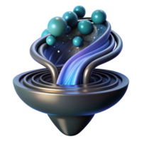 serene creative stunning vintage A surreal depiction of data flowing like a river, glowing streams of information weaving through a dark void, abstract art style exclusive 4K png