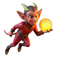 elegant rustic extraordinary rustic A mischievous imp stealing a glowing orb, dynamic pose, dramatic lighting, cartoon style detailed high quality png
