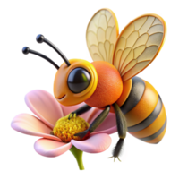 magnificent classic magnificent minimalist A close-up of a bee collecting pollen from a flower, detailed textures and vibrant colors, macro photography with bokeh effect high quality professional png