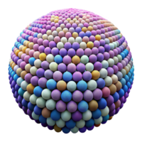 wonderful modern extraordinary rustic A field of densely packed, multicolored dots, gradually fading from bright to dark, illuminated by a soft, diffused light, Pointillist style high resolution 4K png