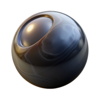 magnificent rustic dramatic artistic A single, perfect sphere, made of polished obsidian, reflecting a distorted image of its surroundings, lit by a single, harsh spotlight genuine professional png