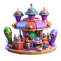 beautiful modern magnificent minimalist A bustling marketplace on a distant planet, filled with alien vendors and strange technology, warm, vibrant colors, dynamic lighting, art nouveau style... png