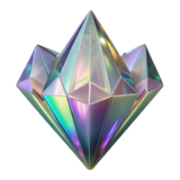 magnificent modern vibrant rustic Crystal palace, shimmering facets, iridescent light, magical and ethereal, genuine original png