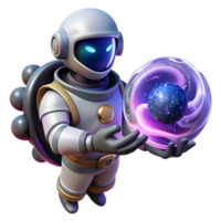 vibrant minimalist stunning abstract A lone astronaut holding a glowing orb of data, surrounded by swirling nebulae, cosmic horror style, dark and mysterious lighting genuine exclusive png