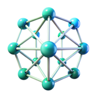 extraordinary artistic wonderful abstract A network of interconnected nodes pulsing with light, complex geometric patterns forming, data visualization style, cool blue and green hues professional... png