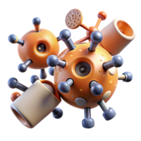 extraordinary rustic vibrant artistic A group of nanobots repairing damaged tissue, microscopic view, biological and technological elements combined, scientific illustration style high quality... png
