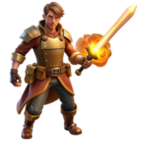 magnificent abstract elegant contemporary A lone steampunk warrior, clad in leather and brass, wielding a glowing energy sword, backlit by a fiery explosion, gritty and realistic style exclusive... png