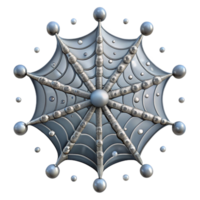 serene traditional dramatic modern A delicate spider web covered in morning dew, macro photography, sparkling droplets, realistic rendering high quality exclusive png