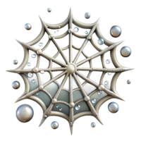 beautiful artistic elegant vintage A delicate spider web covered in morning dew, macro photography, sparkling droplets, realistic rendering 4K original png